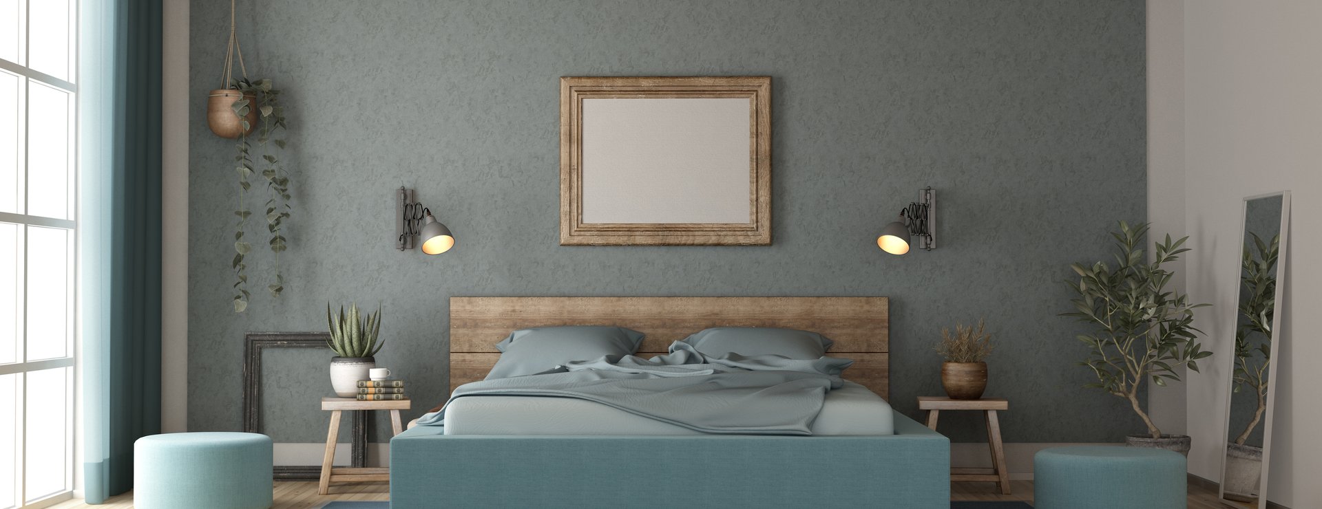 Modernes Schlafzimmer | Oplayo Immobilien