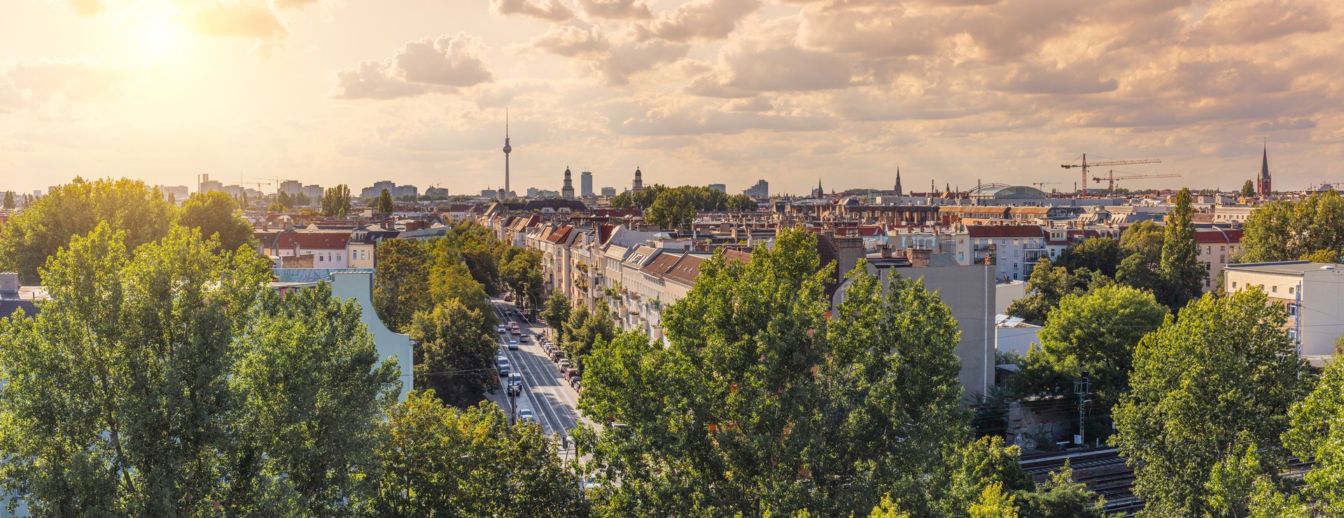 Sonnenschein über Berlin